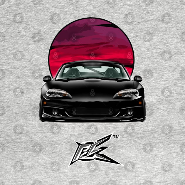 MAZDA MIATA NB STANCED BLACK by naquash